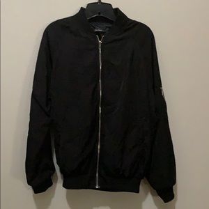 Black BOMBER JACKET